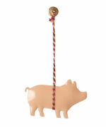 Maileg Metall Weihnachtsschmuck Schwein - Rosa