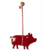 Maileg Metall Weihnachtsschmuck Schwein - Rot Maileg Metall Weihnachtsschmuck Schwein - Rot