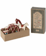 Maileg New Metal ornament set in Matchbox - Peter`s Christmas Ornaments Maileg New Metal ornament set in Matchbox - Peter`s Christmas Ornaments