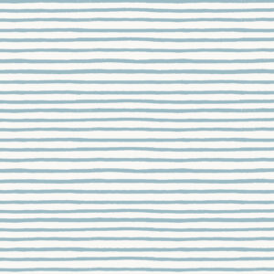 Cotton&Steel Fabrics - Holiday Classics - Festive Stripe - Blue