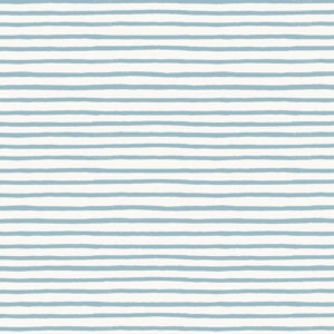 Cotton&Steel Fabrics - Holiday Classics - Festive Stripe - Blue