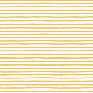 Cotton&Steel Fabrics - Holiday Classics - Festive Stripe - Yellow
