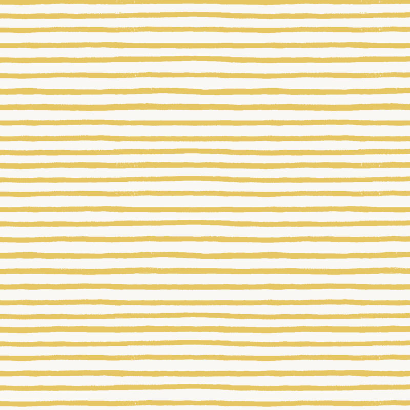 Cotton&Steel Fabrics - Holiday Classics - Festive Stripe - Yellow