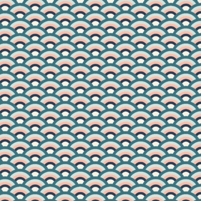 Cotton&Steel Fabrics - Jungle Cruisin' - Rainforest Rainbow - Summer Night