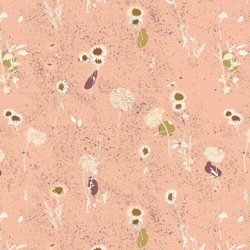 Cotton&Steel Fabrics - Summer Folk - Painted Meadow - Bloom