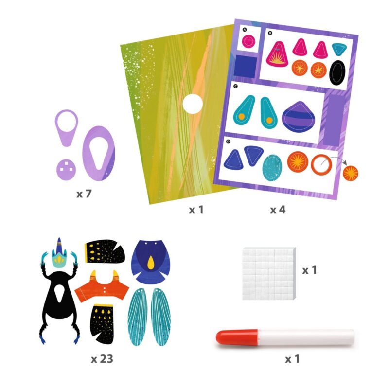 Bastel-Set " 3D Papierkunst" – Käfer – Bild 3