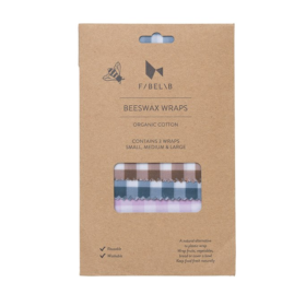Fabelab - Beeswax Wraps - Lilac mix - 3 pack