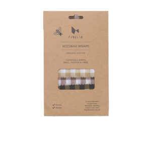 Fabelab - Beeswax Wraps - Ochre mix - 3 pack