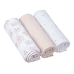Lässig - Mulltücher (3 Stk) - Swaddle & Burp Blanket L