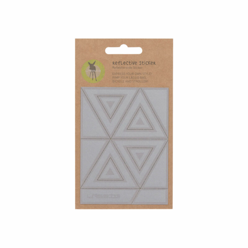 Reflektierende Aufkleber "Pimp Your Bag" – Triangle – Bild 2