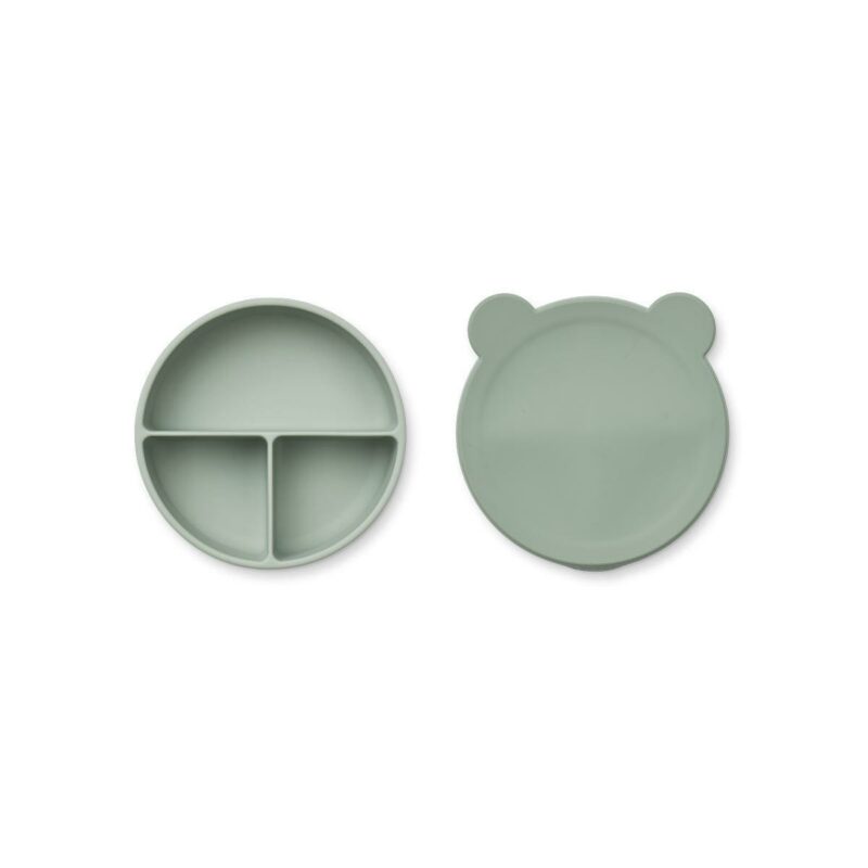 Lunchbox mit Unterteilung "Rosie Divider Bowl"– Mr. Bear / Faune Green / Dove Blue Mix – Bild 4