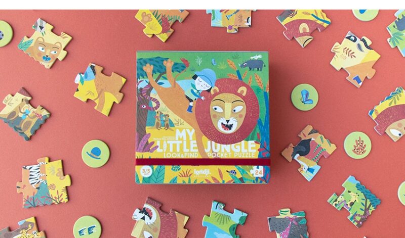 Pocket Puzzle "My Little Jungle" – 24 Teile – Bild 2