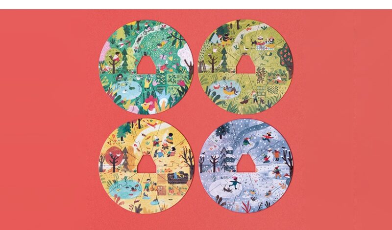 Puzzle "A Home For Nature" – 4 Puzzle mit je 10 Teilen – Bild 2