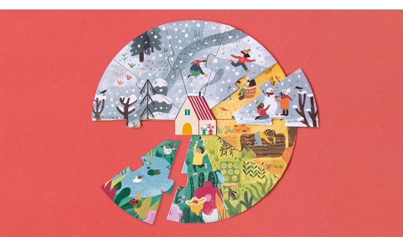 Puzzle "A Home For Nature" – 4 Puzzle mit je 10 Teilen – Bild 4