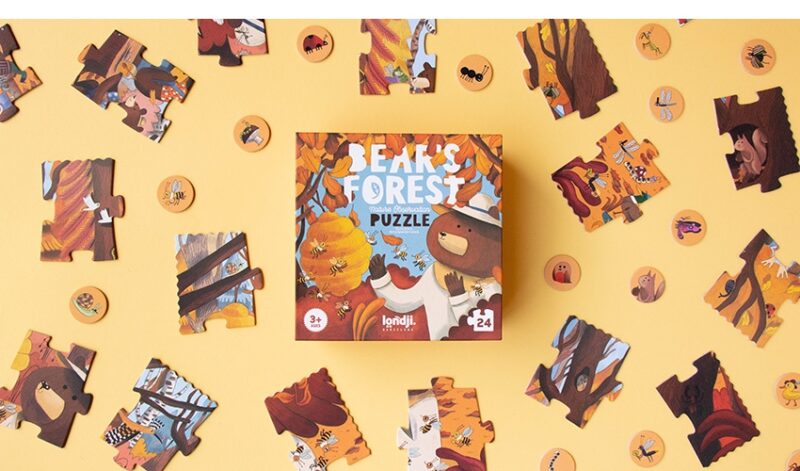 Puzzle "Bear’s Forest" – 24 Teile – Bild 2