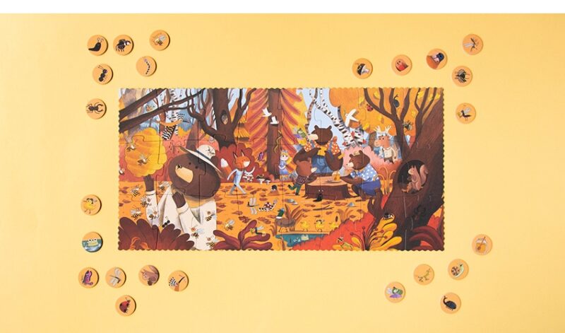 Puzzle "Bear’s Forest" – 24 Teile – Bild 3