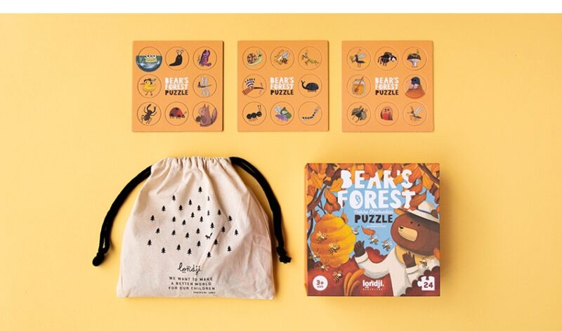 Puzzle "Bear’s Forest" – 24 Teile – Bild 4