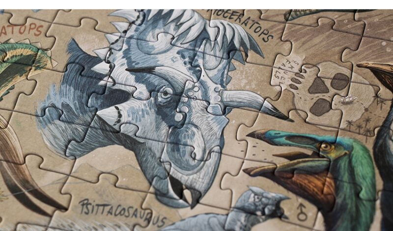 Puzzle "Dinos Explorer" – 350 Teile – Bild 4