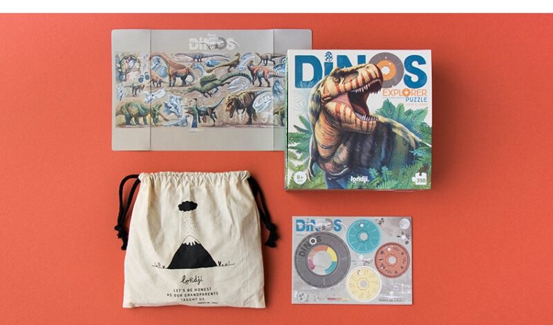 Puzzle "Dinos Explorer" – 350 Teile – Bild 6