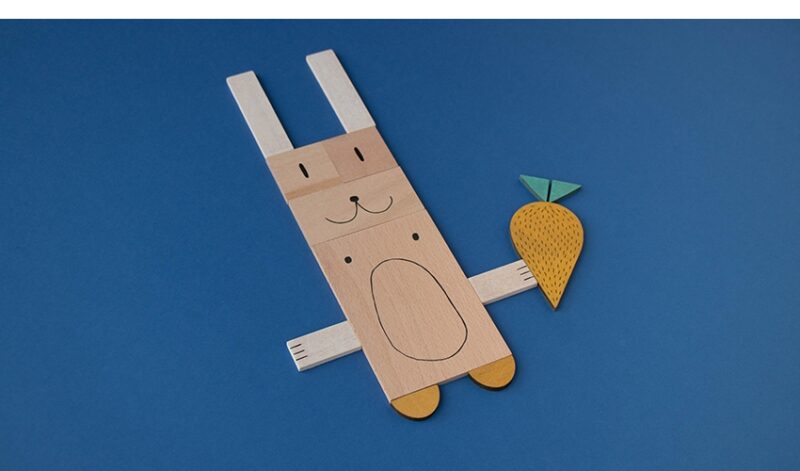 Holzspielzeug "Wooden Toys" – The Fox & The Mouse – Bild 4
