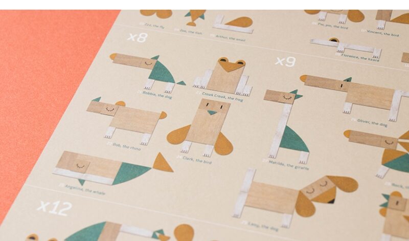 Holzspielzeug "Wooden Toys" – The Fox & The Mouse – Bild 5