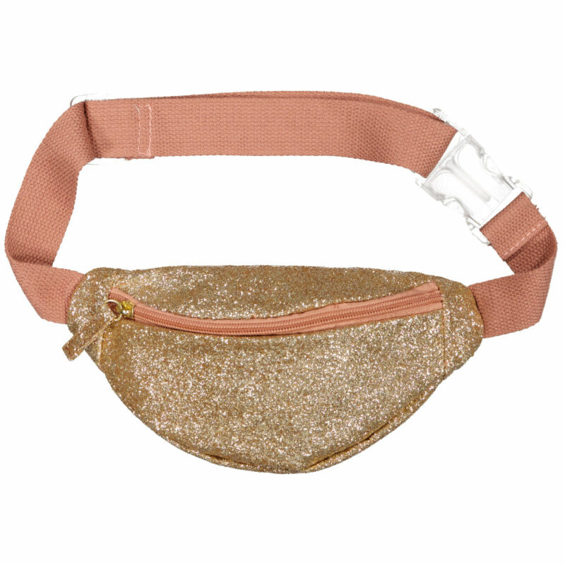 Luciole et Petit Pois - Banana bag - Gold glitter