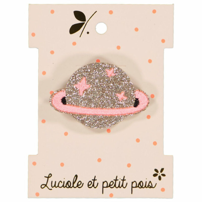 Luciole et Petit Pois - Brooch - Pink planet