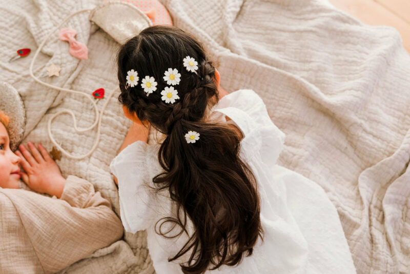 Haarspangen 2er Set "Daisy Hair Clip" – Bild 2