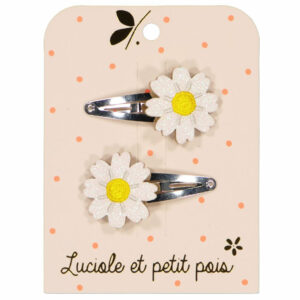 Luciole et Petit Pois - Daisy hair clips (pair)