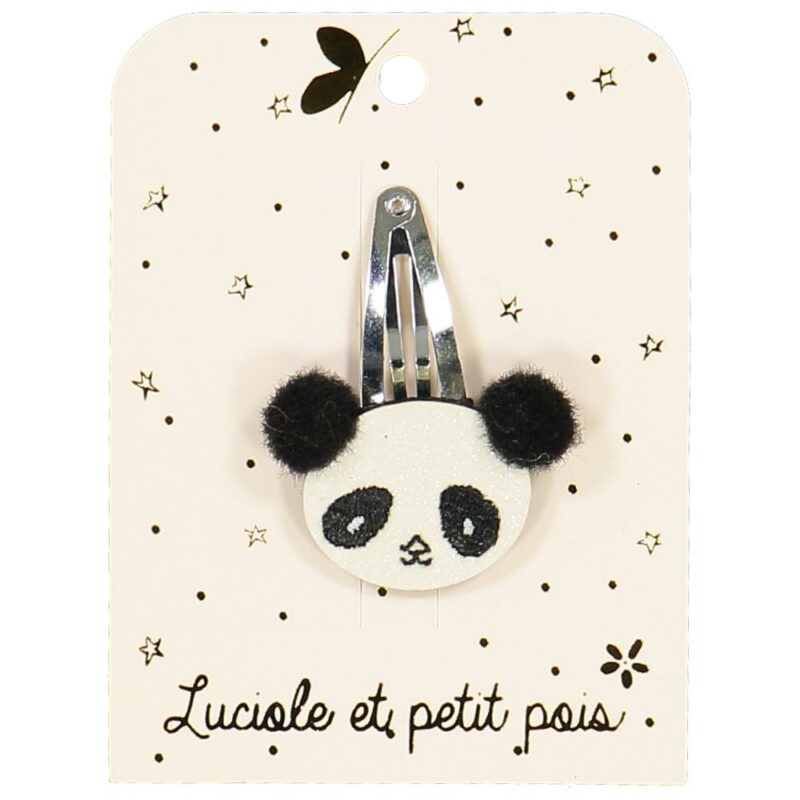 Luciole et Petit Pois - Panda hair clip
