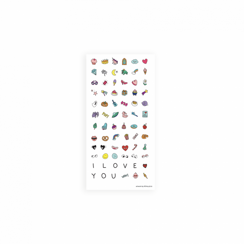 Nagel-Aufkleber "Magic Nails - Stickers for Kids" – Apricot – Bild 2