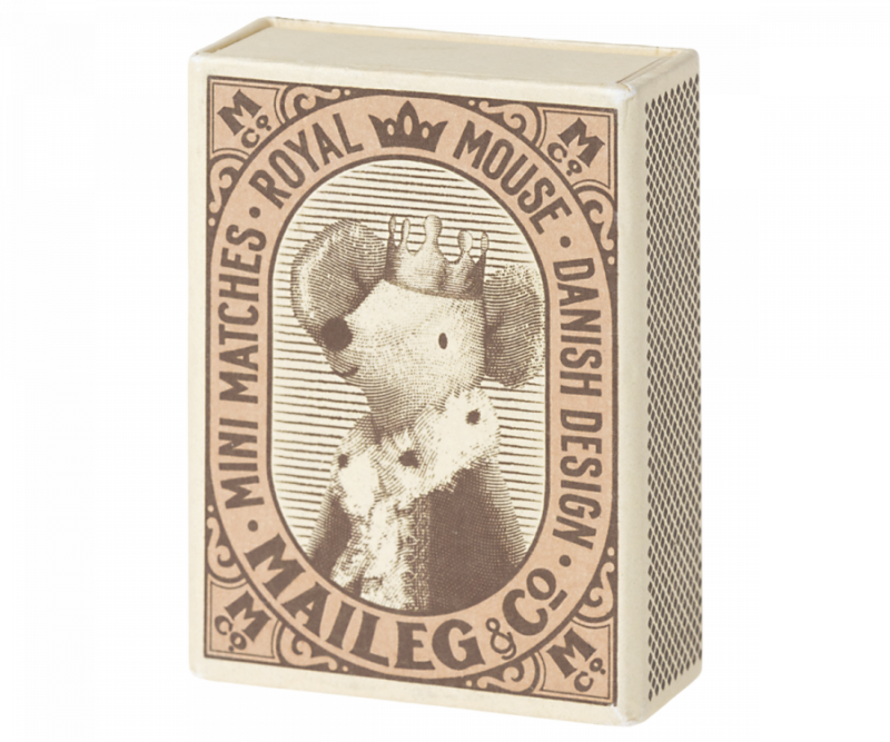 Babymaus "Sleepy/Wakey" in Streichholzschachtel – Rose – Bild 3
