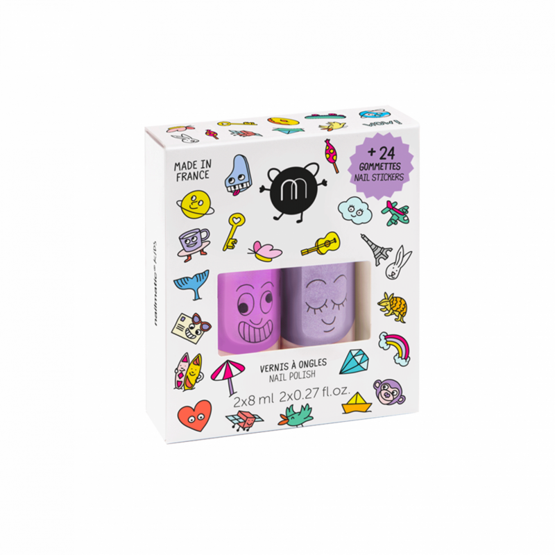 Nailmatic - WOW - vernis + stickers pour ongles Marshi Piglou