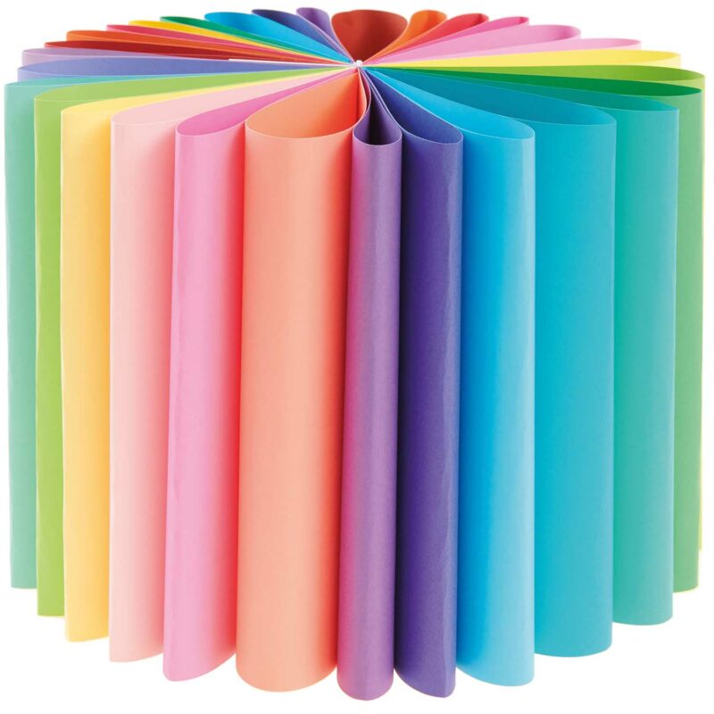 Bastelblock "Super Rainbow Colours" – 30 Blatt – Bild 2