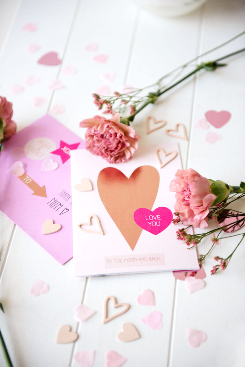 Kreativ-Set "DIY Card" – Liebe Herz Rosa – Bild 3