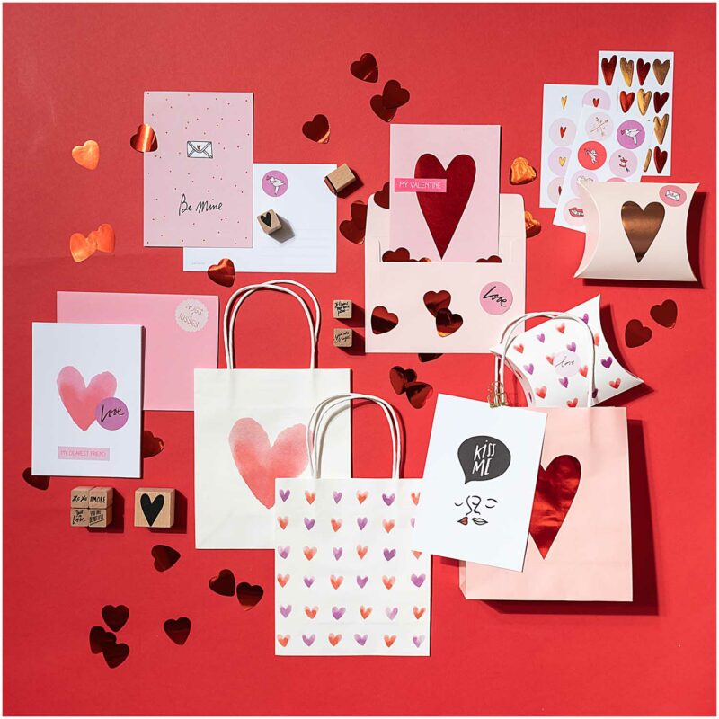 Kreativ-Set "DIY Card" – Liebe Herz Rosa – Bild 4