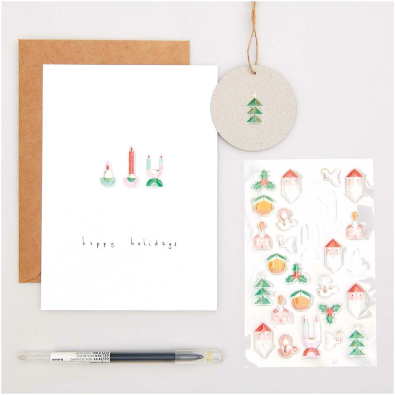 Dekorative Gelsticker – Merry Christmas Mix – Bild 2