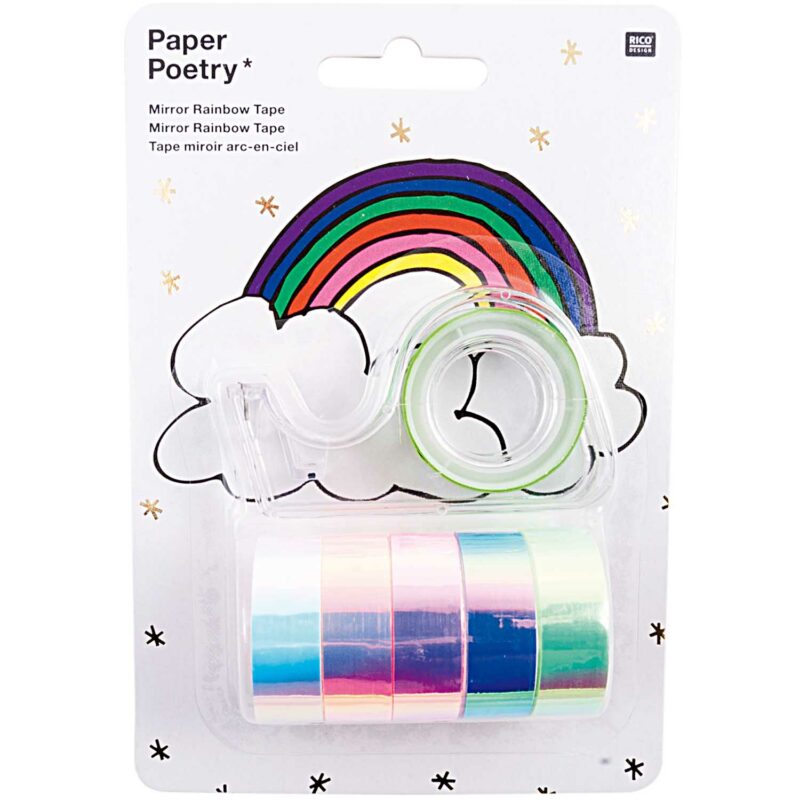 rico design - MIRROR RAINBOW TAPE SET 6 TEILIG