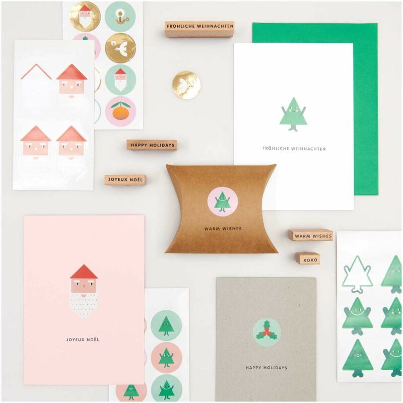 Sticker-Set "Merry Christmas Tannenbäume" – Bild 3