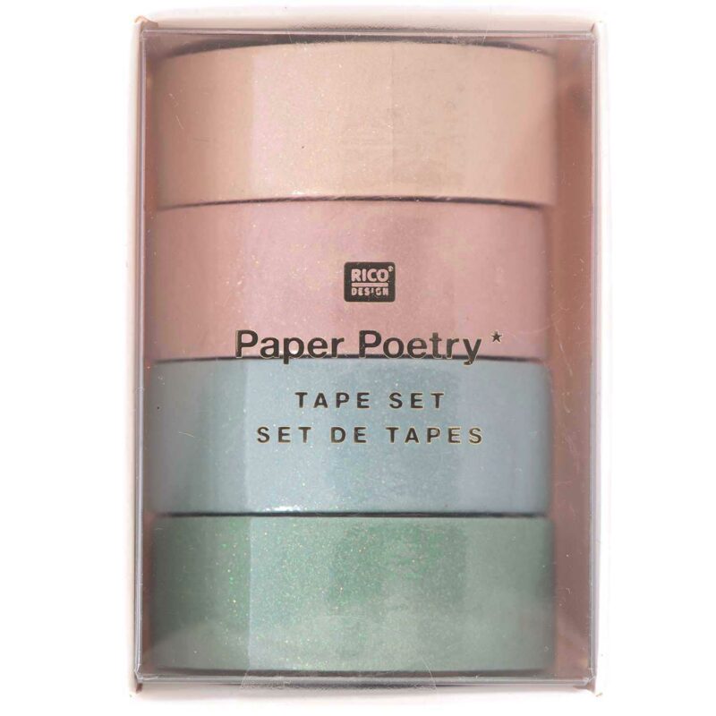 Tape "Glitter Pastell" 4er Set – Mix – Bild 2