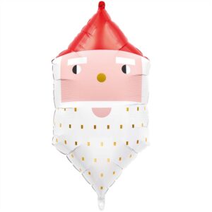 rico design - YEY! Let's Party Folienballon Weihnachtsmann 41x82x33cm