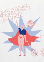 say it - Postkarte Supermum say it - Postkarte Supermum