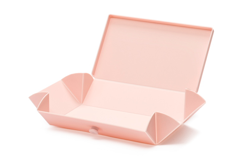 Faltbare Lunchbox "No. 01" – Delicate Pink Box & Strap – Bild 2