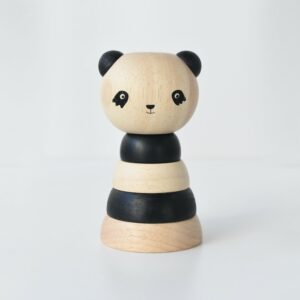 Wee Gallery - WG Wooden Stacker - Panda