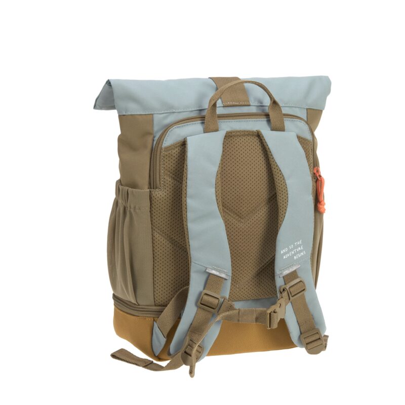 Kindergartenrucksack Rolltop - Oliv