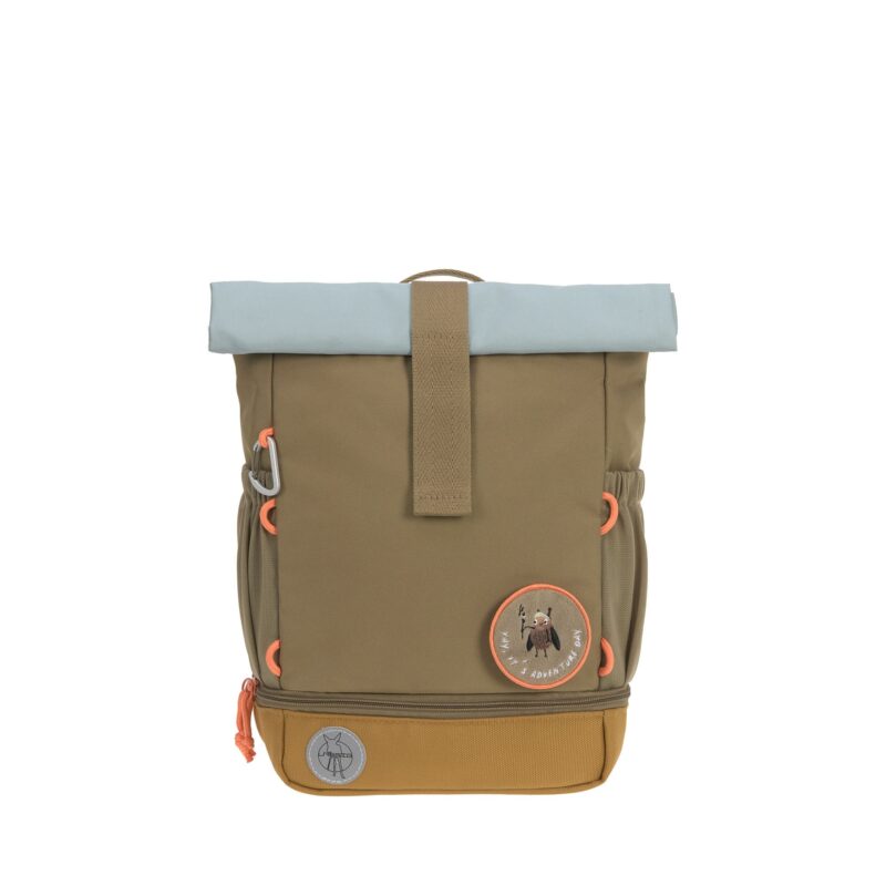 Kindergartenrucksack Rolltop - Oliv