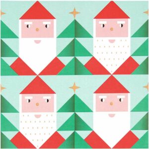 Paper Poetry Geschenkpapier Weihnachtsmann & Tannen 70cm 2m 80g/m²