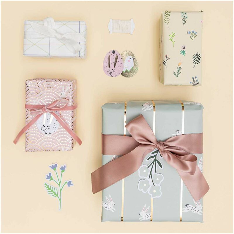 Geschenkpapier "Bunny" – Mint – Bild 3