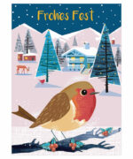 Discordia Postkarten - Klappkarte mit Umschlag - Weihnachten (Frohes Fest/ Rotkehlchen) Discordia Postkarten - Klappkarte mit Umschlag - Weihnachten (Frohes Fest/ Rotkehlchen)