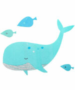 Fab Fab Sticker - Whale